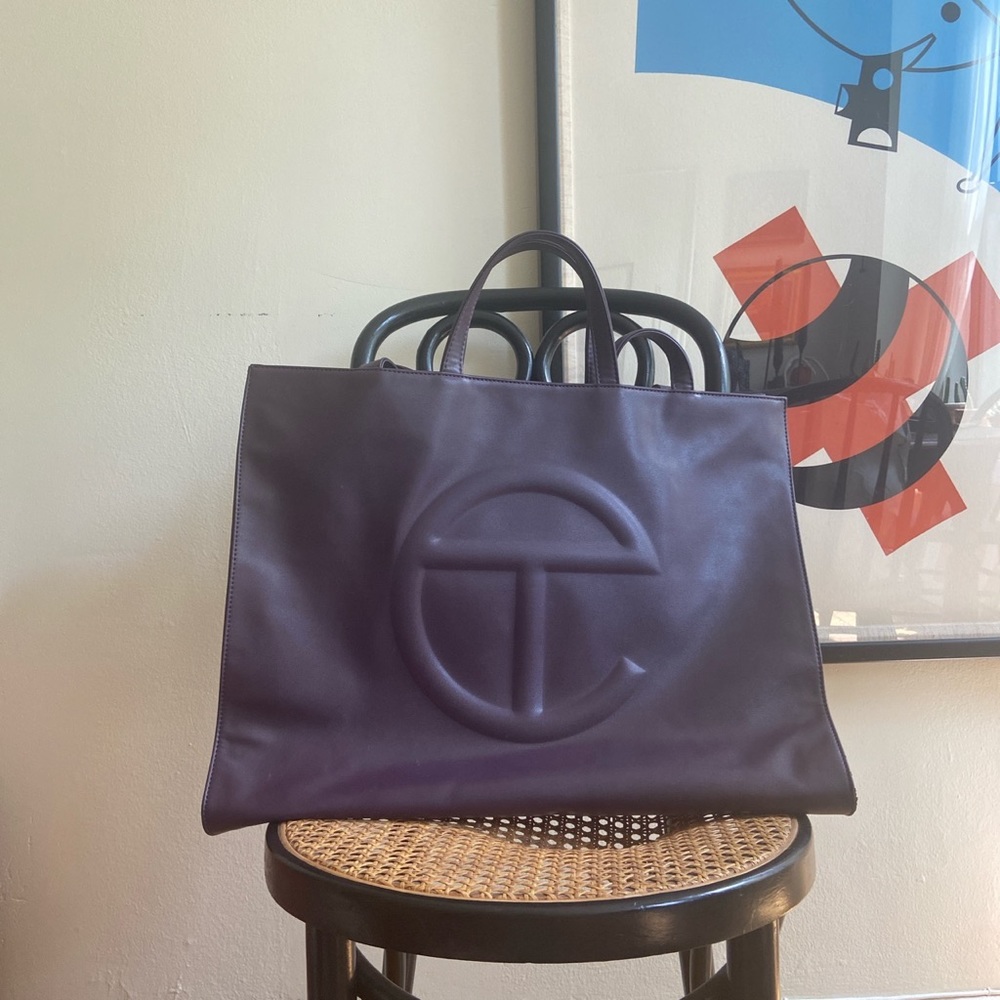 TELFAR Large Eggplant / Purple Bag